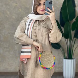 مانتو زنانه مدل مهتاب