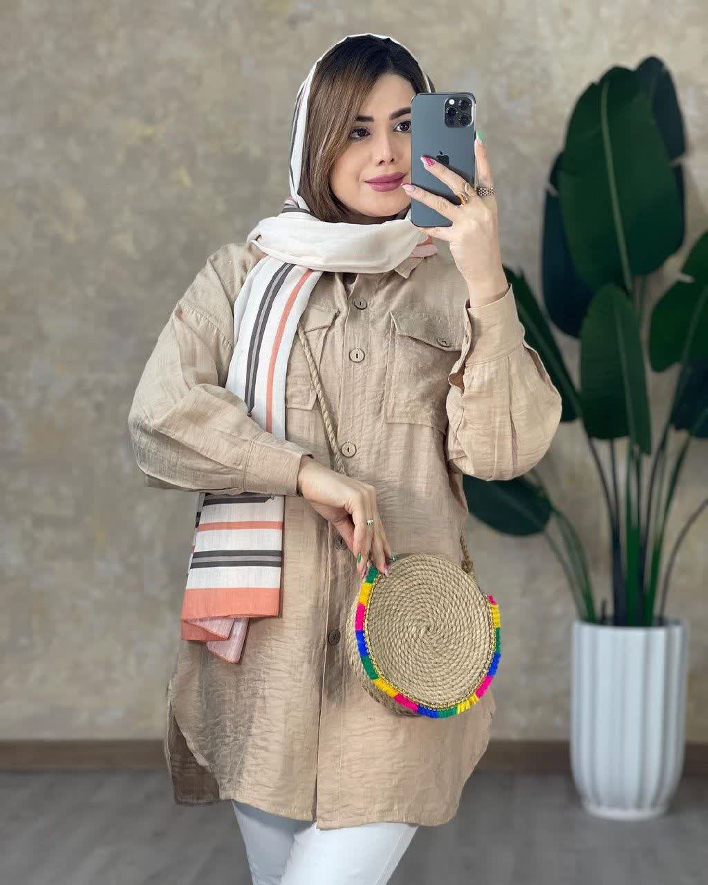 مانتو زنانه مدل مهتاب